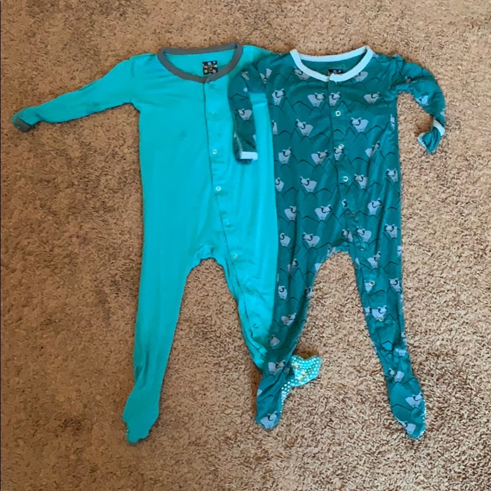 Two Kickee Pants Pjs